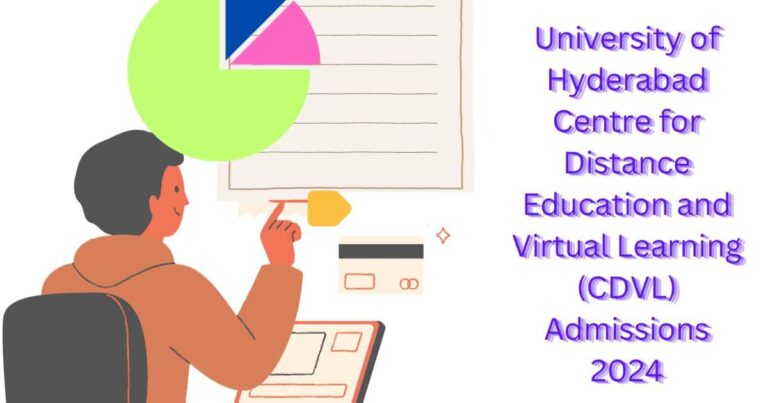 University of Hyderabad Centre for Distance education and Virtual Learning CDVL Admissions 2024